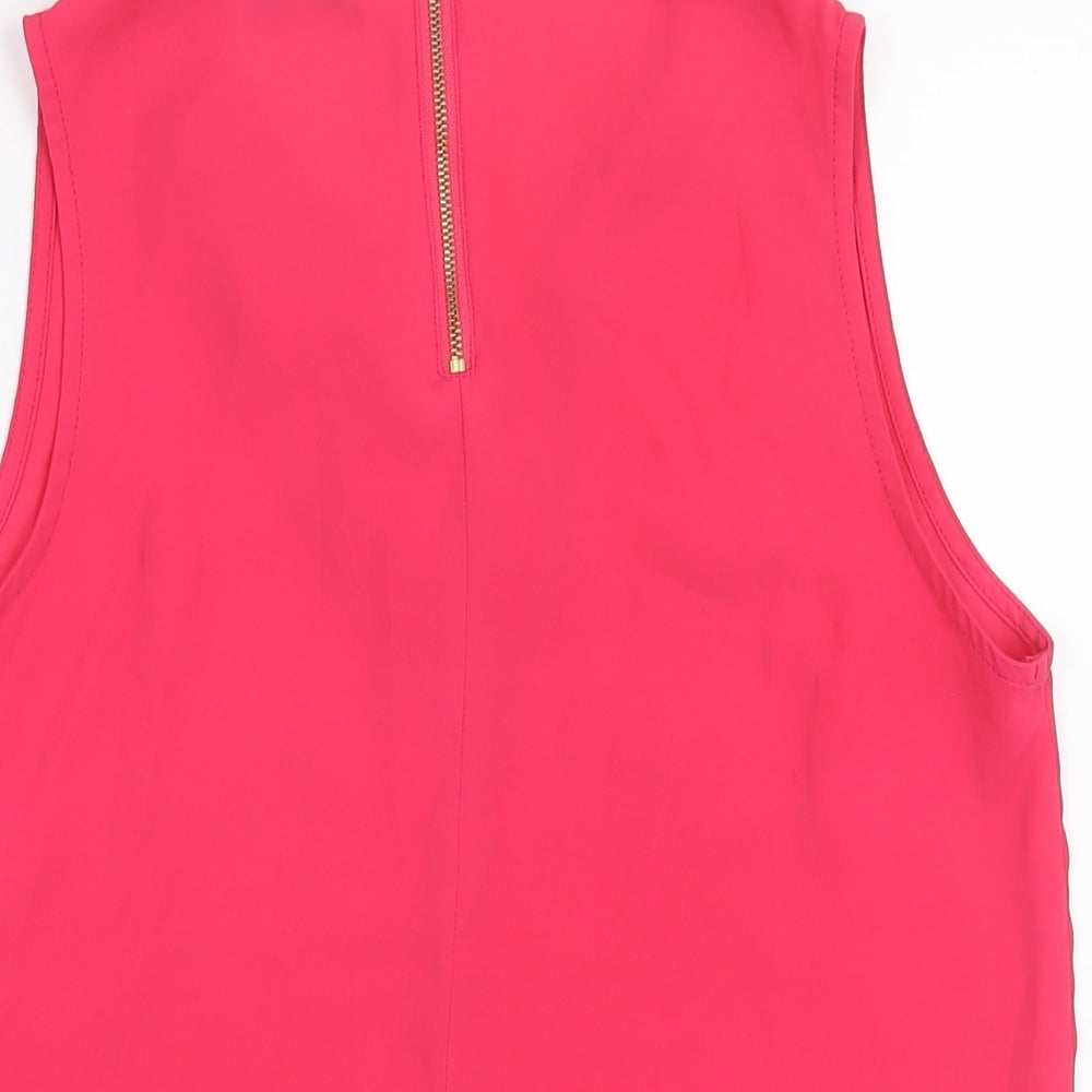 Womens UK Size 10 NEXT Pink Camisole Blouse