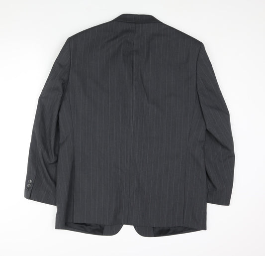 Mens UK Size 42 Brook Taverner Regular Grey Suit Jacket