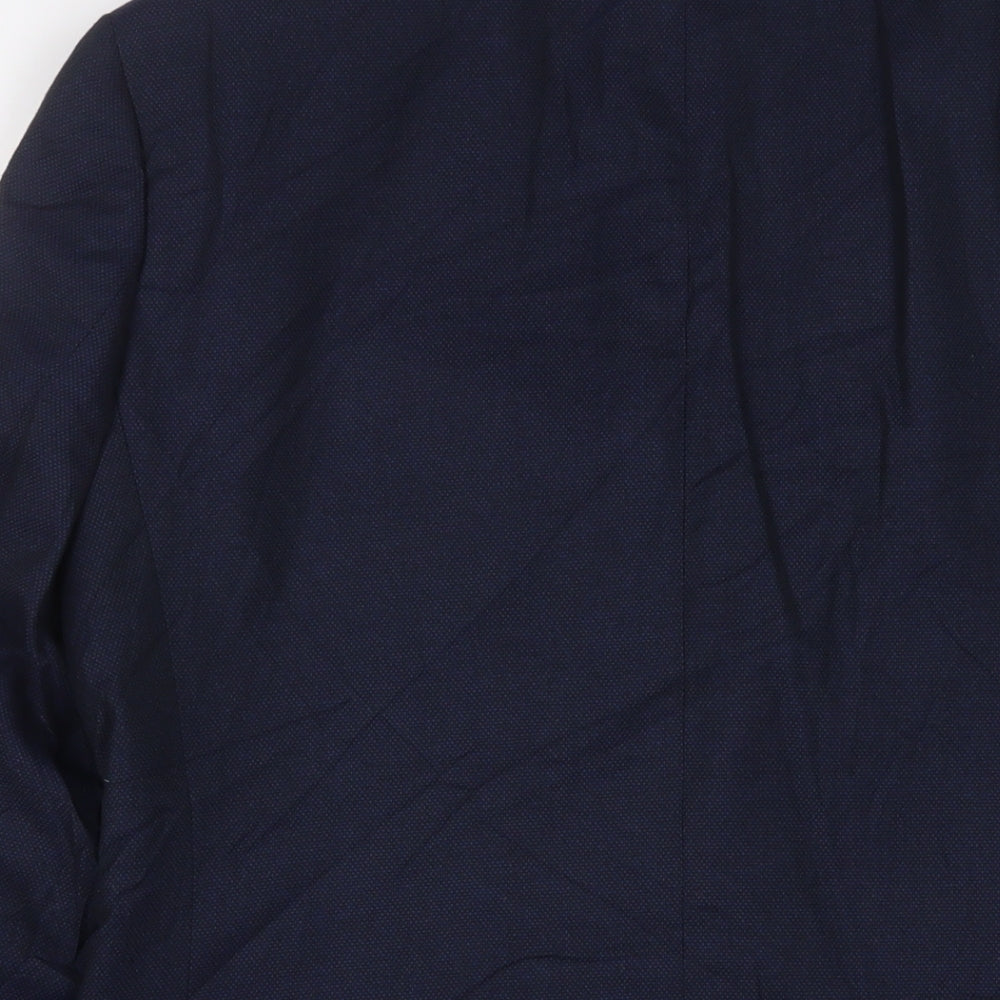 Mens UK Size 40 Marks and Spencer Regular Blue Suit Jacket
