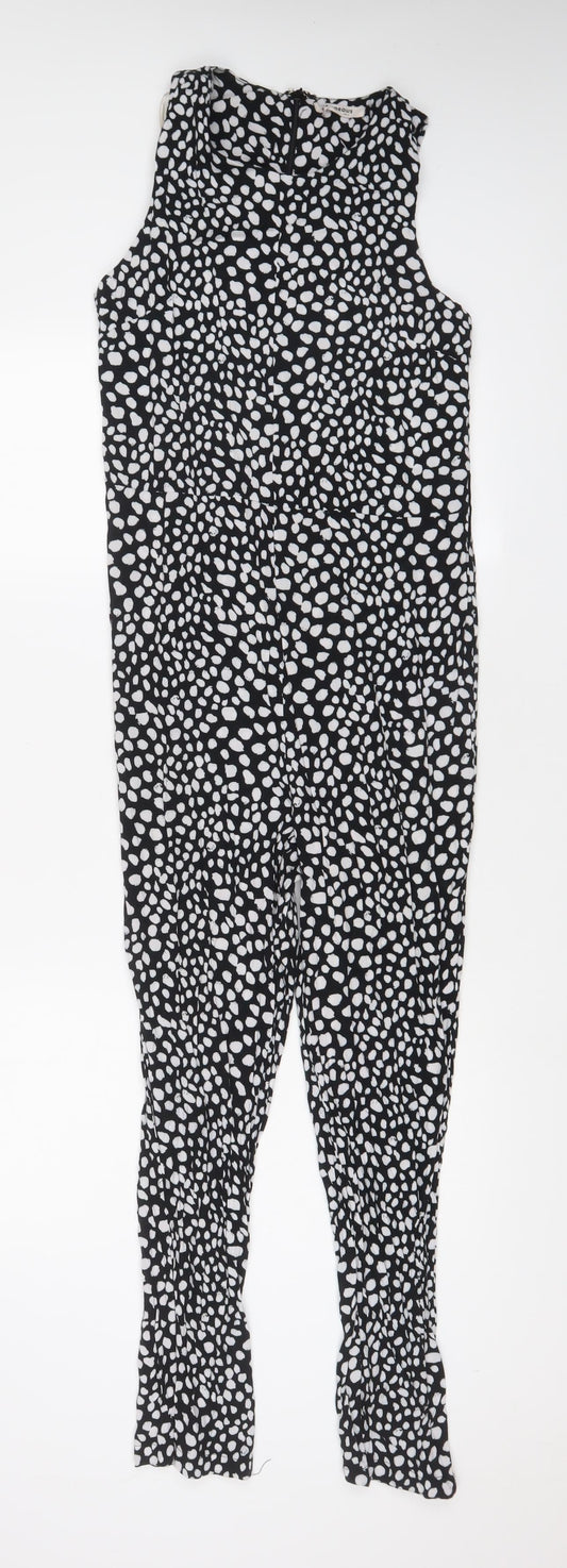 Womens UK Size 8 Glamorous One-Piece Black Jumpsuit