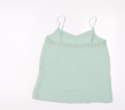 Womens UK Size 10 Marks and Spencer Green Camisole Tank