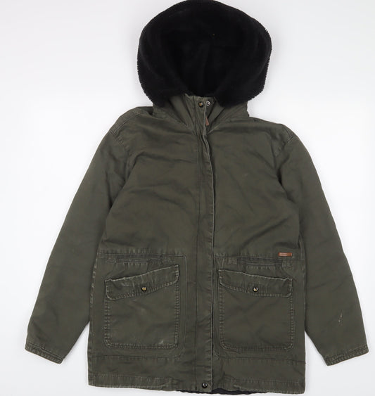 Womens UK Size S Pull&Bear Green Jacket