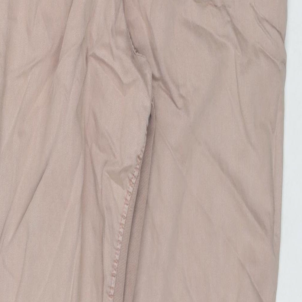 Womens UK Size 18 Marks and Spencer Regular Fit Beige Trousers