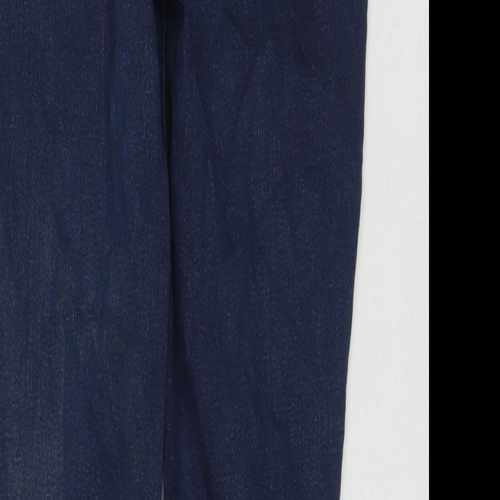 M&Co Womens Blue Cotton Jegging Jeans Size 12 L25 in Regular