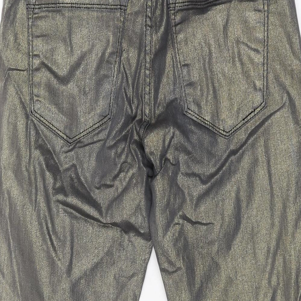 FOREVER 21 Womens Grey Cotton Skinny Jeans Size 26 in L28 in Regular Zip