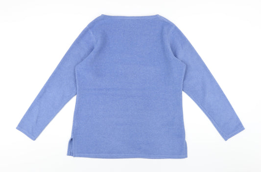 Womens UK Size M NEXT Blue Pullover Sweatshirt
