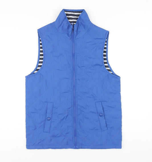 Womens UK Size S Cotton Traders Blue Gilet
