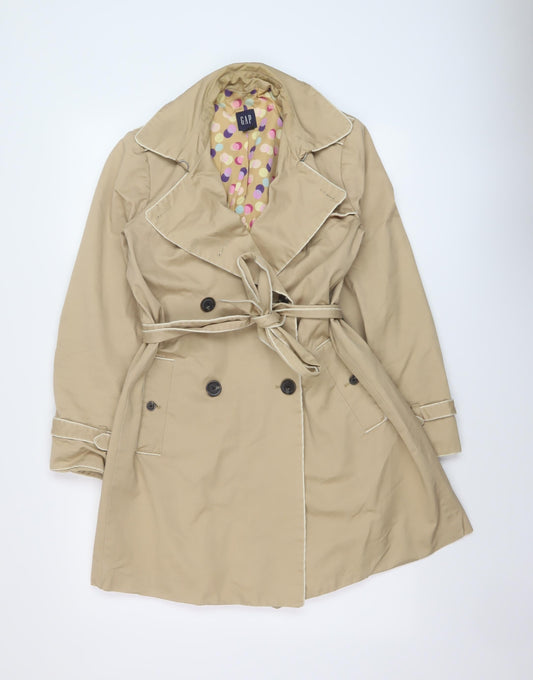 Womens UK Size S Gap Beige Overcoat
