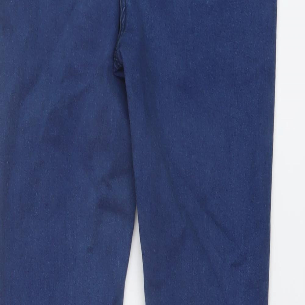 M&Co Womens Blue Cotton Jegging Jeans Size 10 L28 in Regular