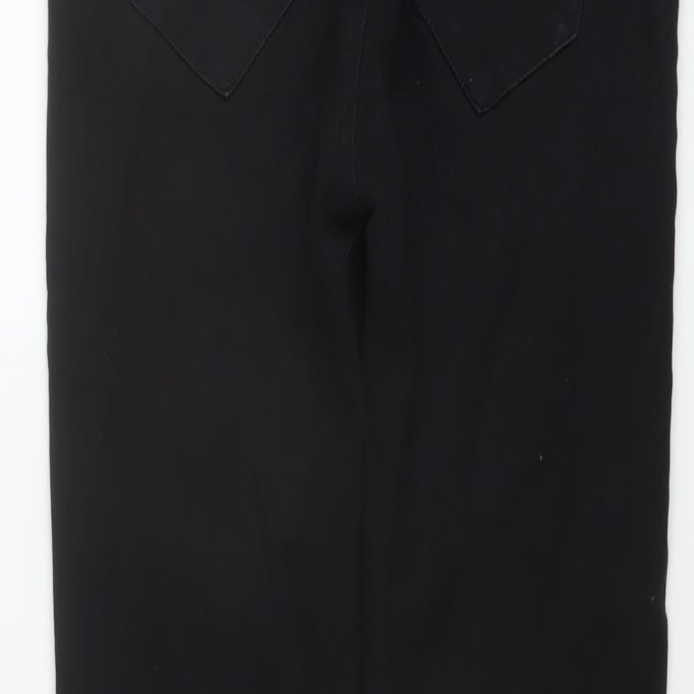 River Island Womens Black Cotton Skinny Jeans Size 12 L29 in Regular Button