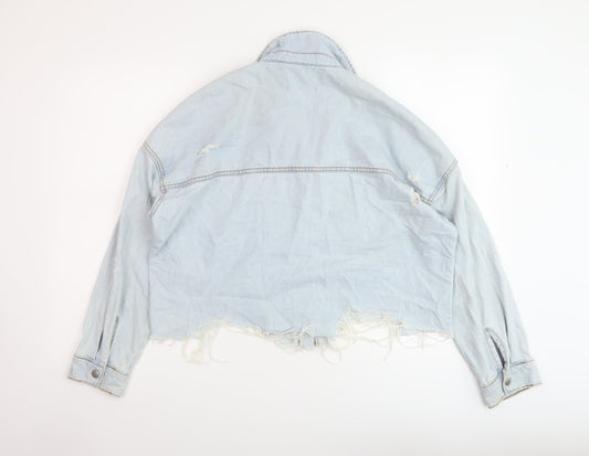 Womens UK Size 10 New Look Blue Jacket
