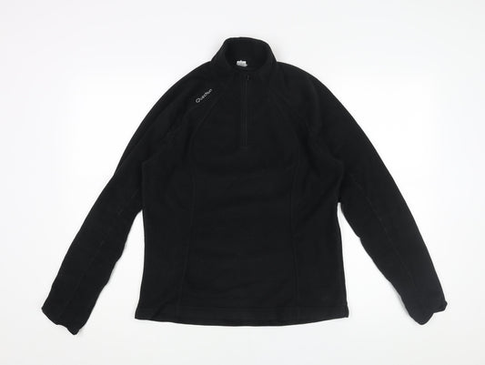 Womens UK Size L Quechua Black Pullover Sweatshirt