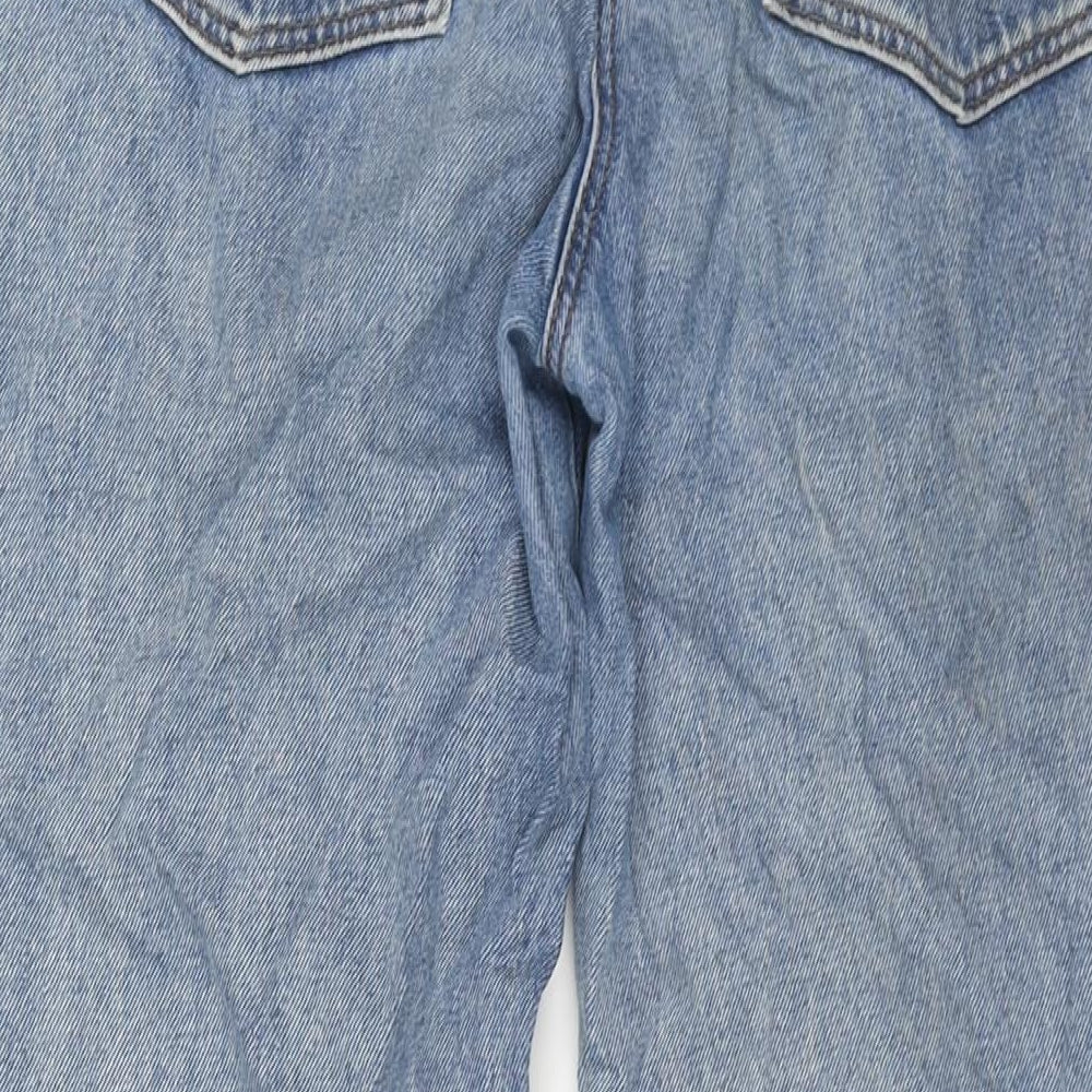 Mens UK Size 28 in COLLUSION Regular Fit Straight Blue Jeans