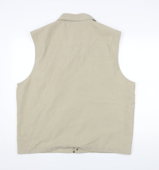 Mens UK Size 2XL Skopes Beige Gilet