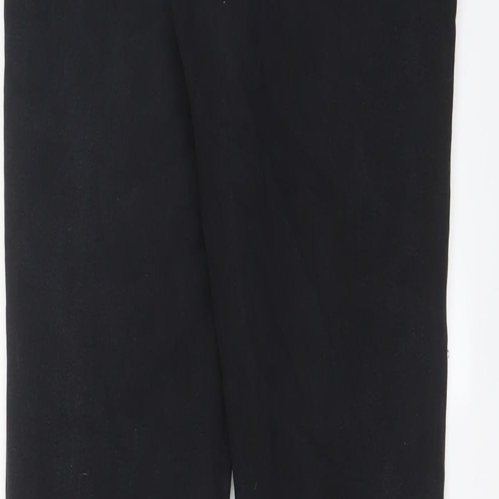 Denim & Co. Womens Black Cotton Skinny Jeans Size 12 L29 in Regular Zip