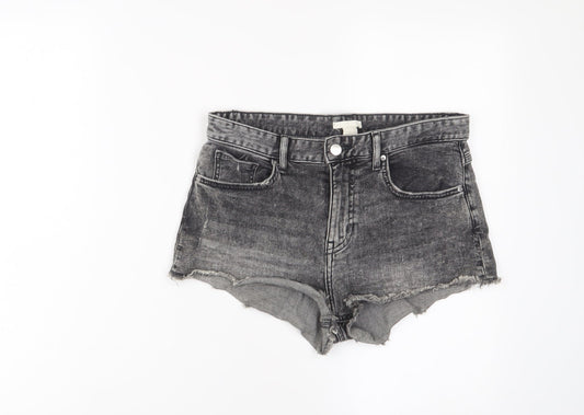 Womens UK Size 8 H&M Regular Fit Hot Pants Shorts