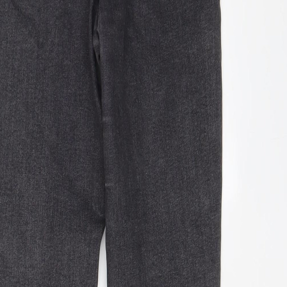 Zara Womens Grey Cotton Skinny Jeans Size 10 L28 in Regular Zip