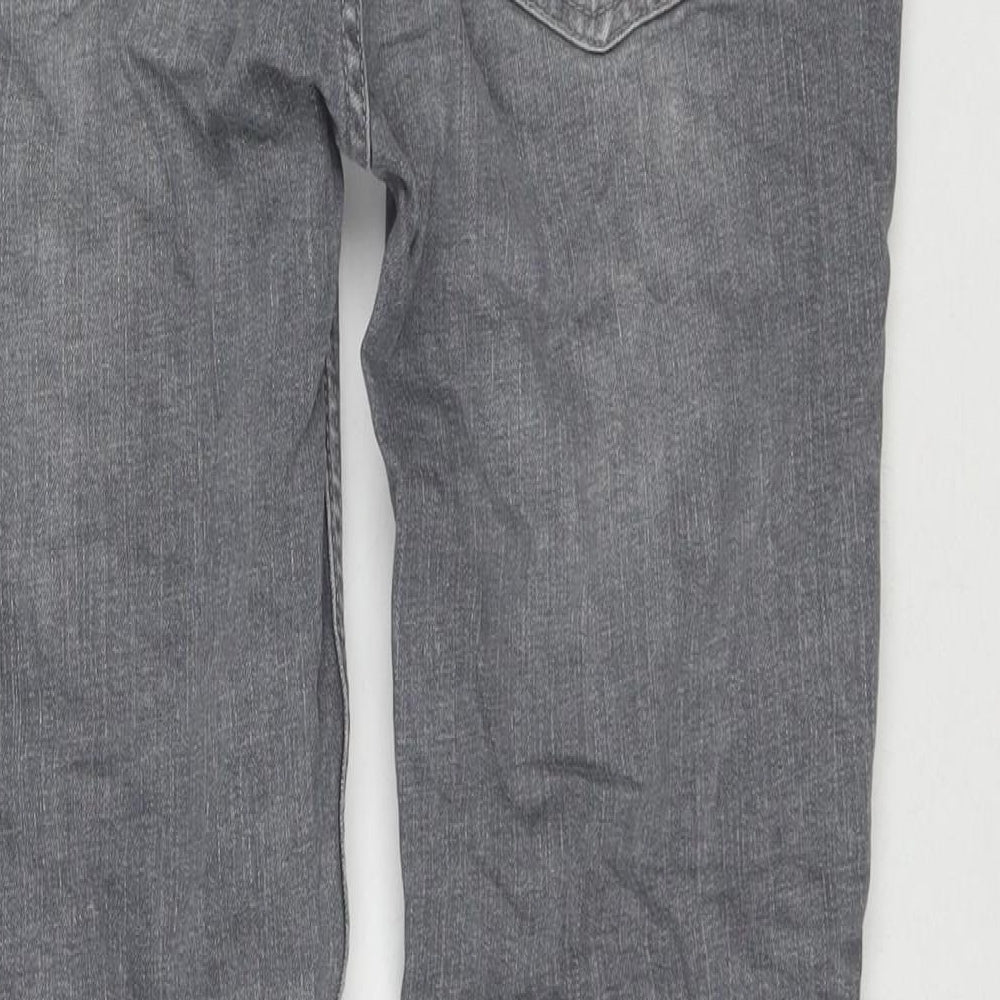 Denim & Co. Mens Grey Cotton Skinny Jeans Size 34 in L30 in Regular Zip