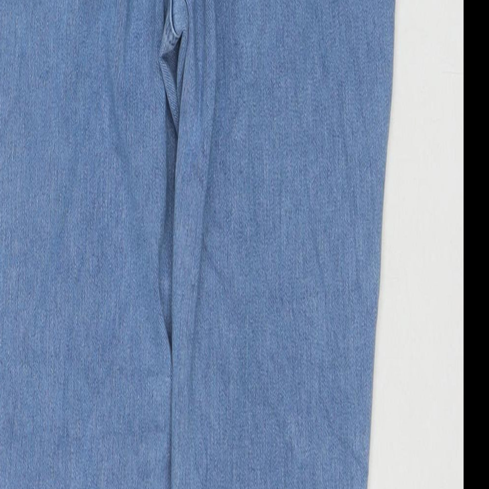 Uniqlo Womens Black Cotton Jegging Jeans Size M L24 in Regular