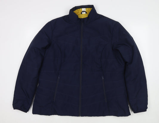 Womens UK Size 2XL DECATHLON Blue Jacket