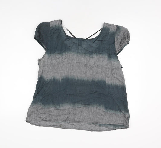 Womens UK Size XL VERO MODA Grey Basic T-Shirt
