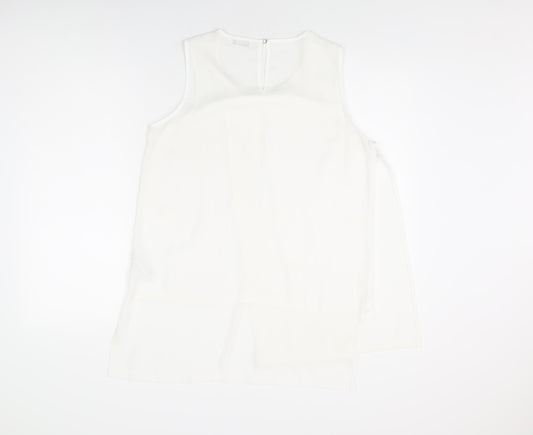 Womens UK Size 12 Gallery Ivory Basic Blouse