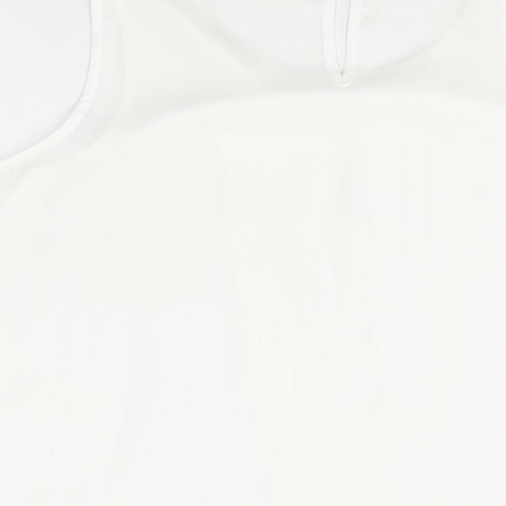 Womens UK Size 12 Gallery Ivory Basic Blouse