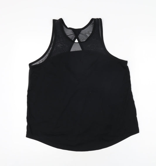 Womens UK Size 12 Crane Black T-Shirt