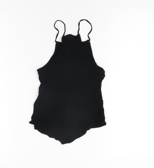 Womens UK Size 4 H&M Black Camisole T-Shirt