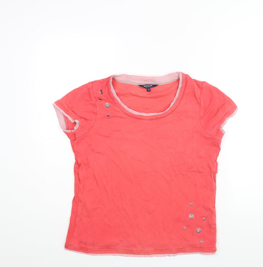 Womens UK Size 16 Maine Red Basic Blouse
