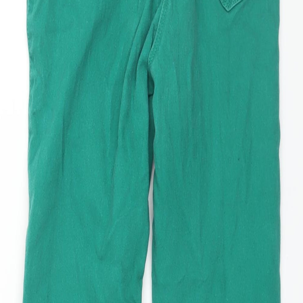 TU Womens Green Cotton Jegging Jeans Size 8 L28 in Regular