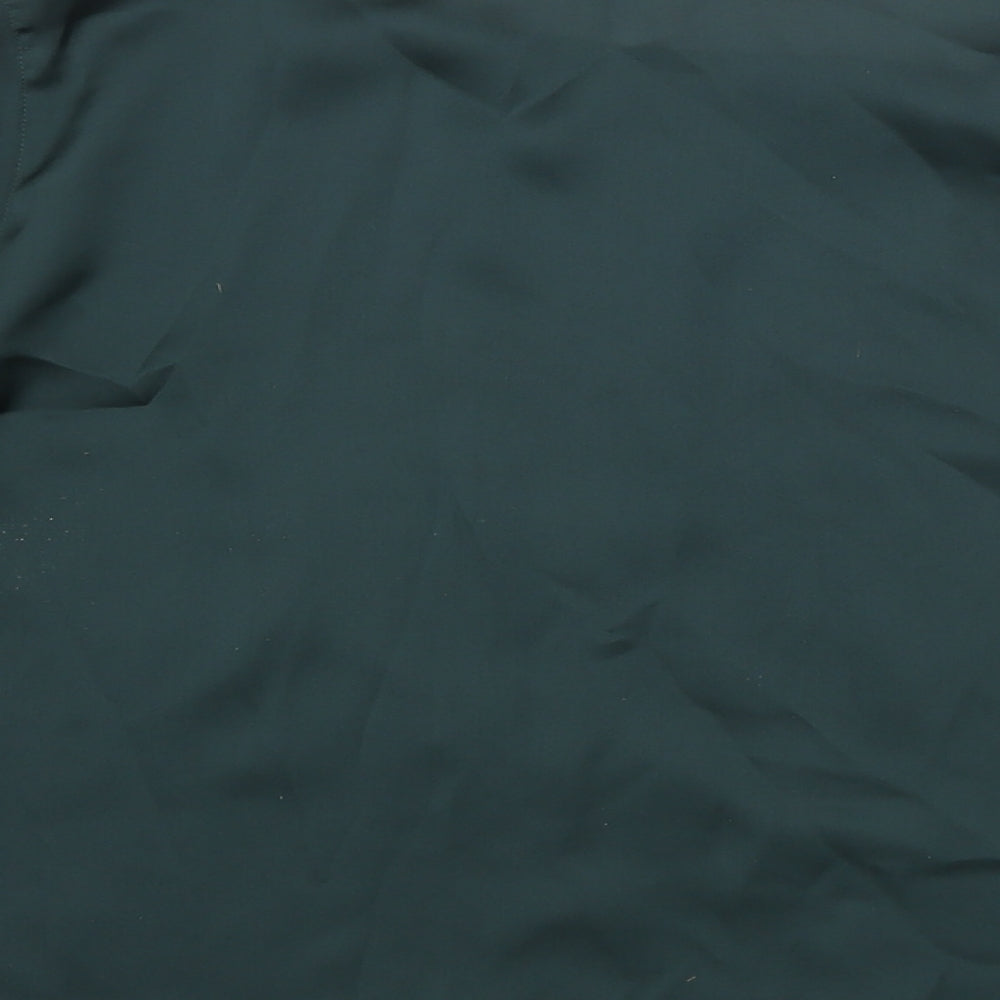 Womens UK Size 10 River Island Green Basic Blouse