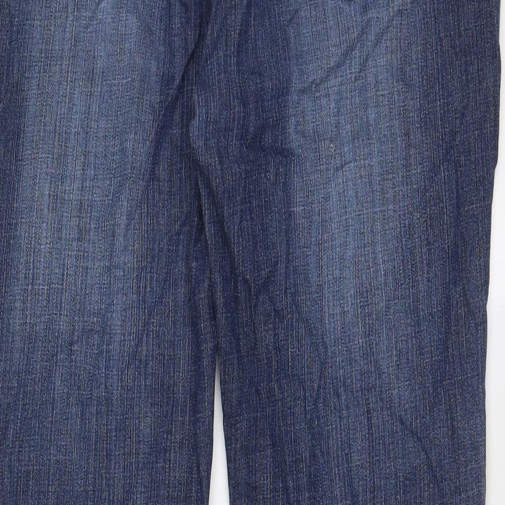 Womens UK Size 34 in Marks and Spencer Regular Fit Straight Blue Jeans