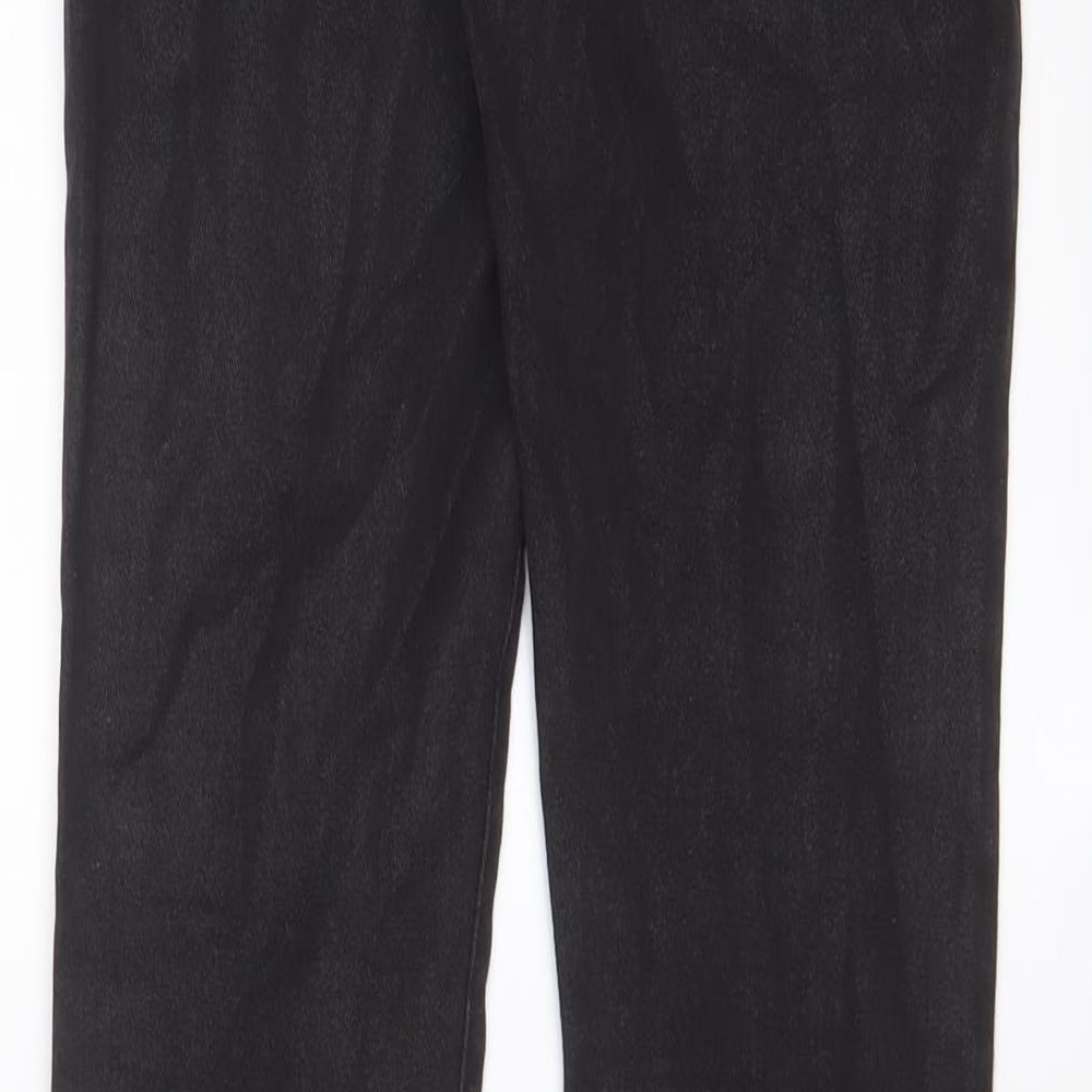 Superfine Womens Black Cotton Skinny Jeans Size 25 in L30 in Regular Zip