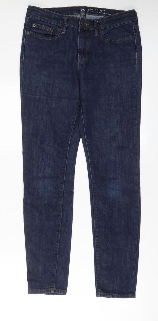 Womens UK Size 10 Gap Regular Fit Skinny Blue Jeans