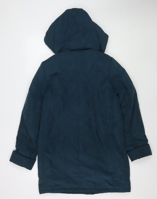 Classics Womens Blue Parka Jacket Size 12 Zip