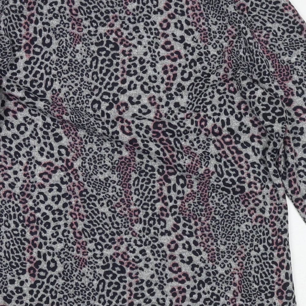 Womens UK Size 12 Marks and Spencer Grey Tunic Jumper