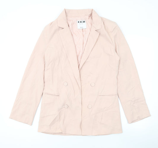 Womens UK Size M Bershka Pink Jacket