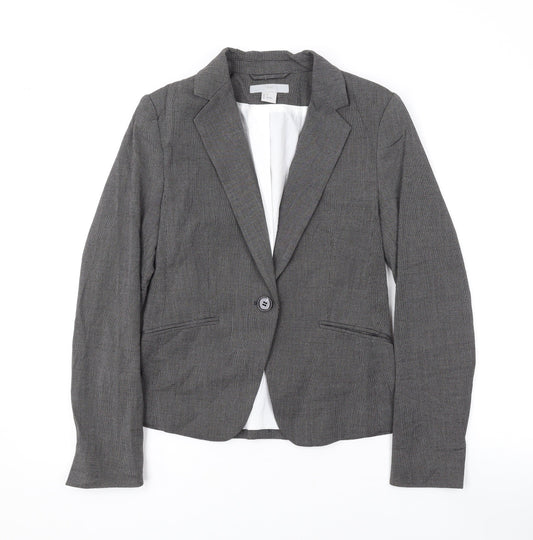 Womens UK Size 8 H&M Grey Jacket