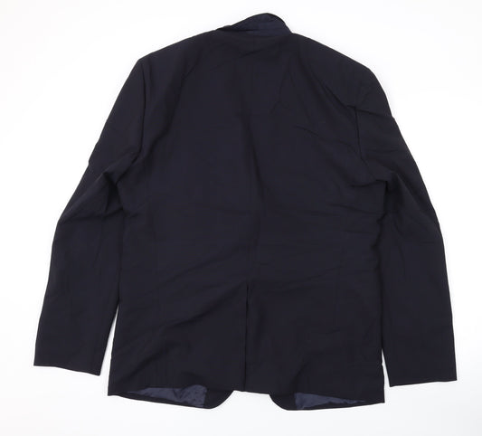 Mens UK Size 42 Benvenuto Regular Black Suit Jacket