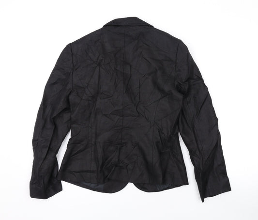 Womens UK Size 10 Precis Black Jacket
