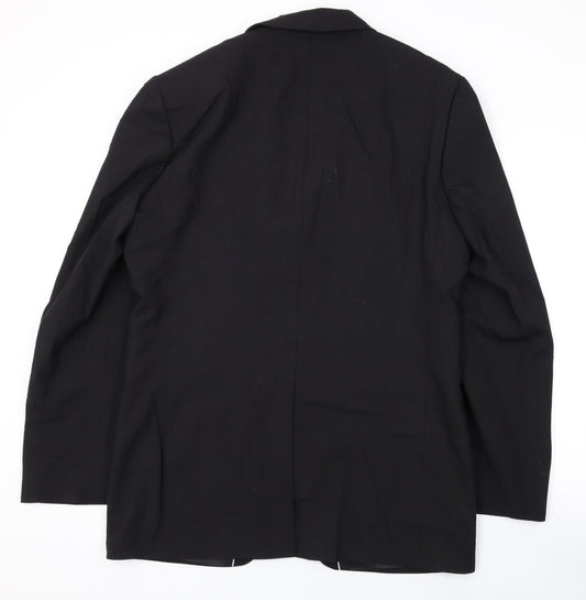 Mens UK Size 40 NEXT Regular Black Suit Jacket