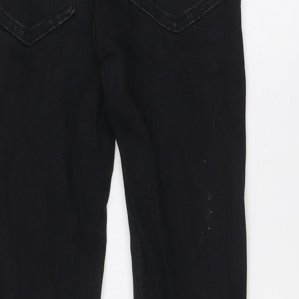 Mens UK Size 28 in Denim & Co. Regular Fit Skinny Black Jeans