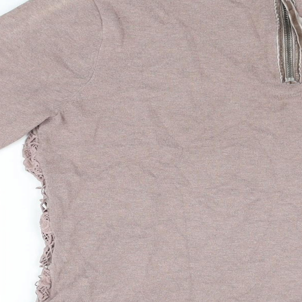 Womens UK Size 8 RJR.John Rocha Pink Basic T-Shirt