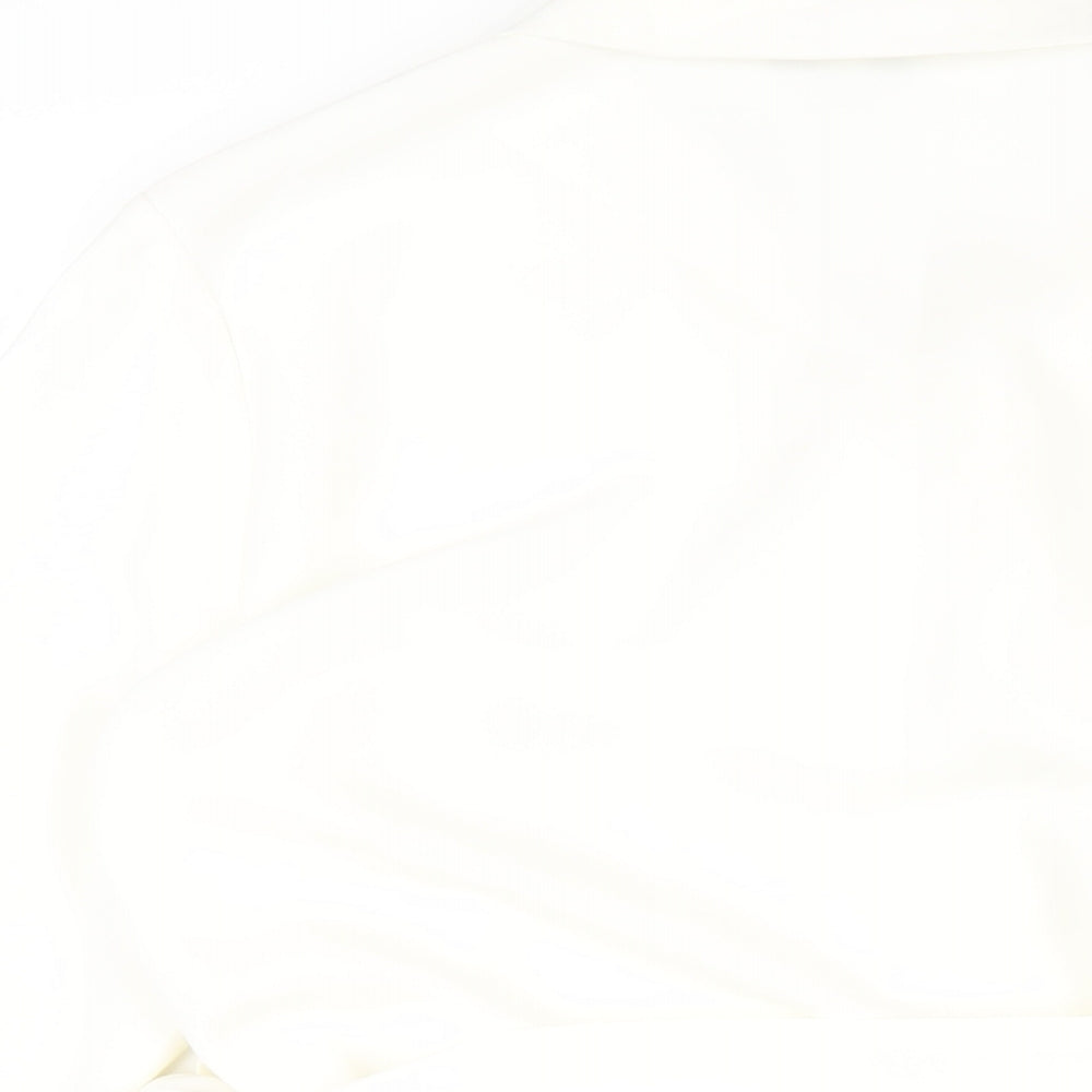 Womens UK Size 18 NEXT Ivory Wrap Blouse