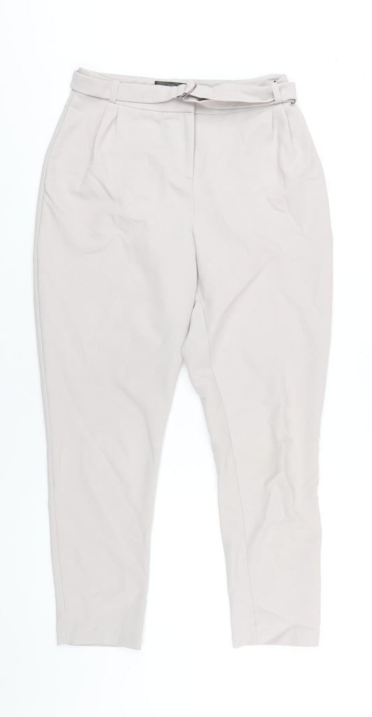 Womens UK Size 8 Missguided Regular Fit Grey Trousers