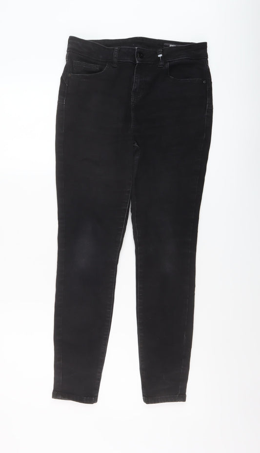 Womens UK Size 10 TU Regular Fit Skinny Black Jeans