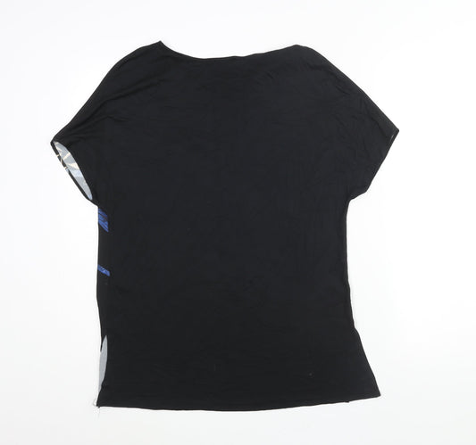 Womens UK Size 12 Per Una Black Basic Blouse