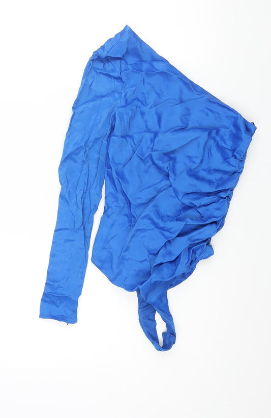 Womens UK Size S Zara One-Piece Blue Bodysuit