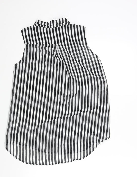 Womens UK Size 6 H&M Black Camisole Blouse